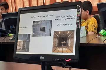 بازدید دانش آموزان منتخب استان فارس از آزمایشگاه تونل باد